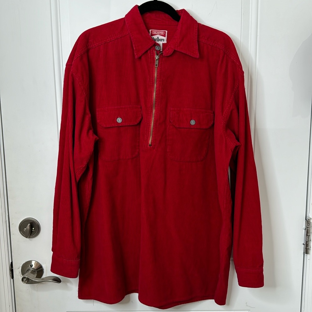 Vintage Marlboro unlimited corduroy shirt jacket